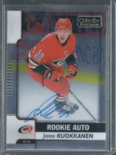 2017-18 O-Pee-Chee Platinum Marquee ROOKIE AUTO JANNE KUOKKANEN R-KU