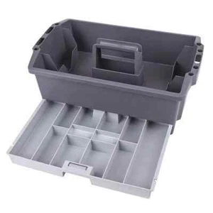 Utility Tote, Copolymer Resin, Black/Gray, 16 in W x 10-1/2 16500-2 - Picture 1 of 1