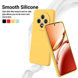 Para OPPO Reno 12 FS, Nueva Funda Suave Líquida Silicona Goma Piel Tacto Sensación - Imagen 1 de 32