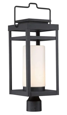 Luz LED integrada Park Harbor de 23 pulgadas para poste exterior patio callejero PHEL570BLKLED Foto 1 de 4