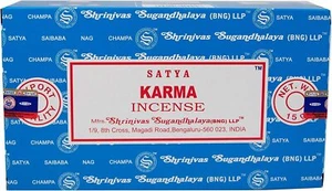 Satya Incense Sticks Karma Incense Sticks 12 Count 180 Grams Box - Picture 1 of 3