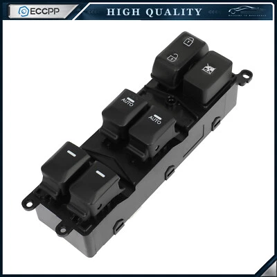 Power Window Switch For Kia Forte 2018-2014 w/ Leather Seats Front Left Foto 1 de 4