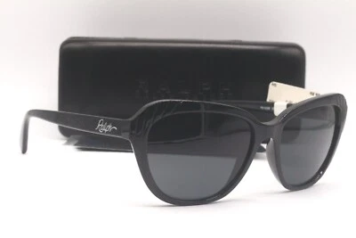 NUEVAS GAFAS DE SOL AUTÉNTICAS LENTES NEGRAS/GRISES RALPH LAUREN RA 5258 5001/87 56-16 Foto 1 de 4