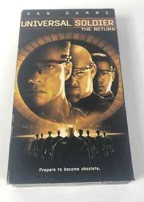 Universal Soldier: The Return VHS 1999 Van Damme Pre Owned VG+ Ex Blockbuster - Image 1 of 4