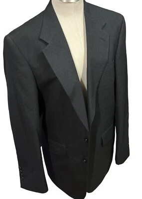 Cricketeer Men’s Sport Coat Blazer Dark Charcoal 100% Wool Sz 40 - Image 1 of 4