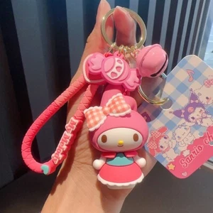 Sanrio Characters My Melody ๐ Keychain Purple 3D Figure For Backpack NEW - Picture 1 of 1