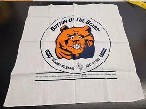 Vintage NFL Minnesota Vikings rally towel - Dec 3 1989 Vs. Chicago Bears - Picture 1 of 6