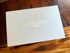 Audien Atom One Rechargeable OTC Hearing Aids - New Open Box - Picture 1 of 6
