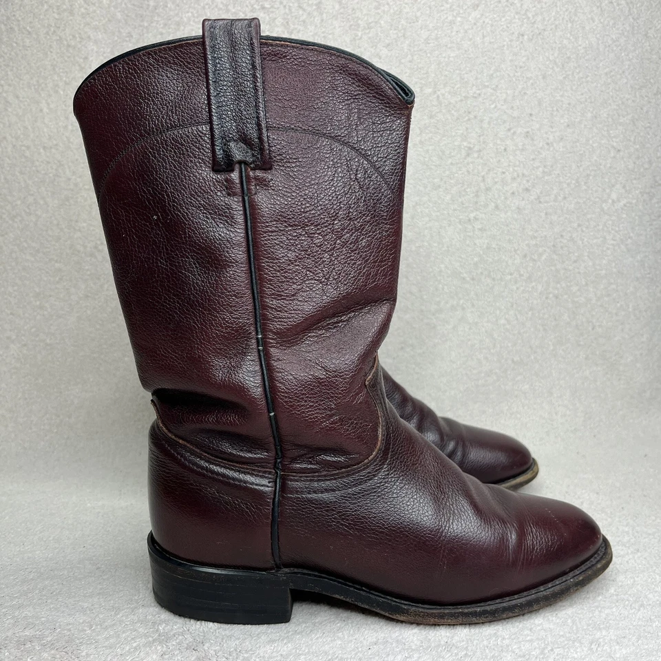 Dan Post кожи Western Roper ботинки-Oxblood бордовый женщин 6 богемное фестиваль - Изображение 1 из 4