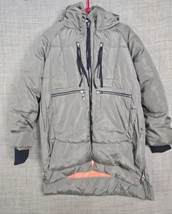 Ci Sono Outwear Chaqueta Hombre Grande Verde Puffer Chaqueta Manga Larga - Imagen 1 de 11