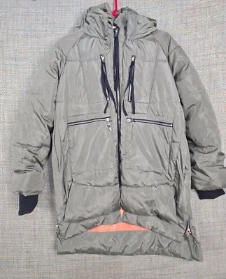 Ci Sono кроличьего куртка мужская большой зеленый пуховик куртка с длинным рукавом - Изображение 1 из 4