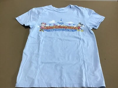 Camiseta Disney Parks Auténtica Original Walt Disney World Azul Cielo Mujer Talla S. Foto 1 de 4