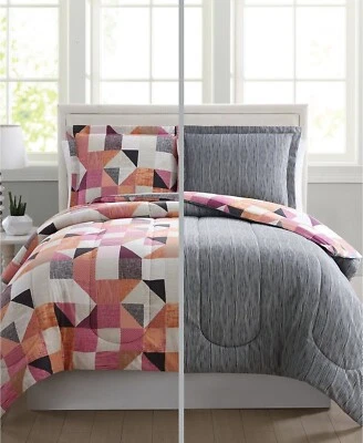 Pem America Casey Reversible Geométrico 6 Piezas Juego de cama completo - DOBLE - Multi Foto 1 de 4