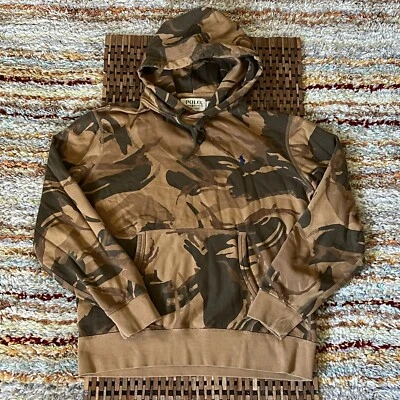 Polo Ralph Lauren Denim & Supply Desierto Caqui Camuflaje Sudadera con Capucha Sudadera Mediana M Foto 1 de 3