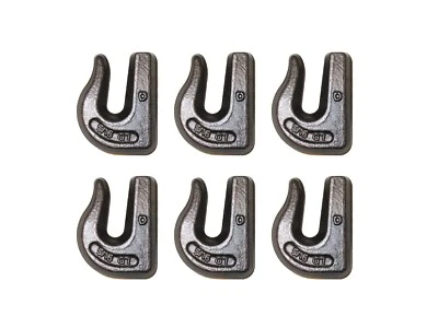 Gancho de agarre soldable 5/16" grado 70 soldadura en cubo gancho cadena de amarre (paquete de 6) Foto 1 de 4