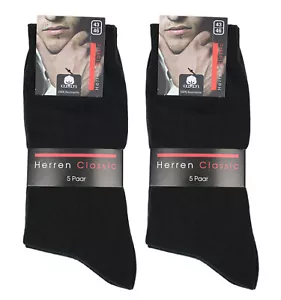 30 Paar Herren Socken Business Strümpfe schwarz 100% Baumwolle ohne Naht WOW - Bild 1 von 1