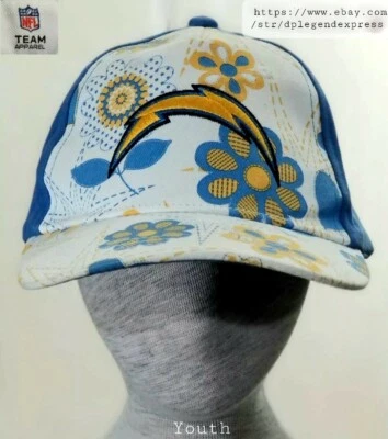 ЗАРЯДНЫЕ УСТРОЙСТВА Лос-Анджелес футбольная команда одежда цветочный девочек шляпа крышка ребенка ясельного возраста ПРИМЕЧАНИЕ - Изображение 1 из 4