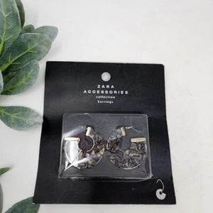 ZARA Accessories Hoop Earrings NWT - Picture 1 of 4