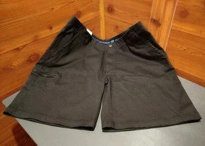 NEW W/TAGS MEN'S 44" RELAXED FIT KEY/POLAR KING ACTIVE COMFORT BLACK SHORTS  - Picture 1 of 12