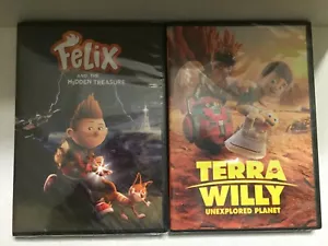 Felix and the Hidden Treasure & Terra Willy Unexplored Planet Animated Movies - Picture 1 of 5
