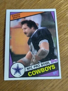 1984 Topps Football #249 Dallas Cowboys DT Randy White Ex-NrMt - Picture 1 of 2