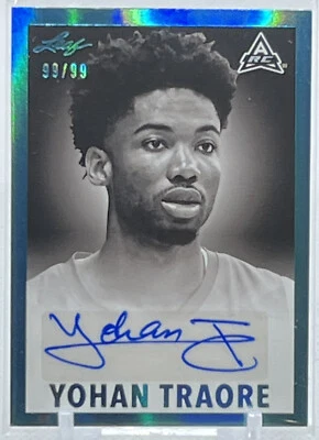 💥YOHAN TRAORE AUTO ROOKIE 2022💥LEAF MEMORIES AQUA AUTO ROOKIE💥ARC LE #/99🔥🔥 - Image 1 of 4