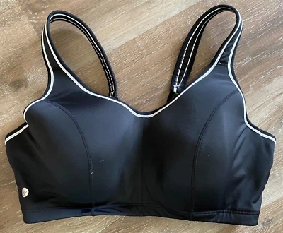 LIVI Active~Sujetador deportivo negro~Para mujer Talla 44DD~Con aros~Acolchado~Correa ajustable Foto 1 de 3