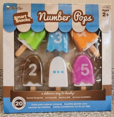 Number Pops Board Game Counting Matching LER7344 Learning Resources Sealed  - Image 1 of 4