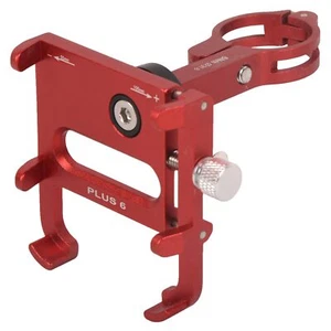 Motorcycle Mobile Phone Bracket Holder 360° Rotatable Aluminium Phone Clip - Picture 1 of 6