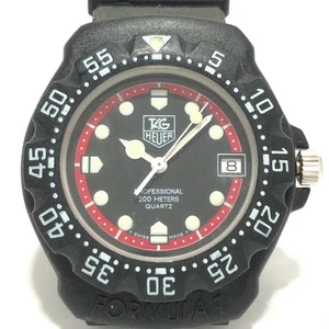 1-Day Ship TAG HEUER Formula 1 383.513 Black Dial Black Case 28mm Unisex Watch - Picture 1 of 2