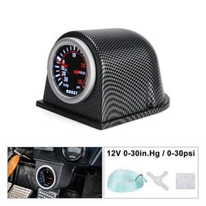 Universal 2Inch 52MM Car Turbo Boost Gauge Meter PSI Pressure Gauges LED Digital - Picture 1 of 12