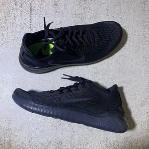A2153G Nike Free RN 2018 Black Anthracite 942836-002 Running Mens Size 10.5 NEW - Picture 1 of 8