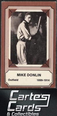 Parches oficiales de Grandes Ligas Mike Donlin 1975 Fleer #25 Pioneros del béisbol Foto 1 de 2