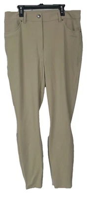 Lululemon Pants Women's 32 City Sleek 5 Pocket 7/8 High Rise Khaki - Image 1 of 4