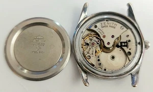 ZENITH Case 34m Kaliber 2522 Balance OK als Ersatzteilspender für Bastler  - Picture 1 of 6