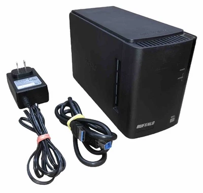 Buffalo DriveStation Duo | 2-Bay Desktop RAID Enclosure | No Disks | HD-WL2TU3R1 - Image 1 of 4