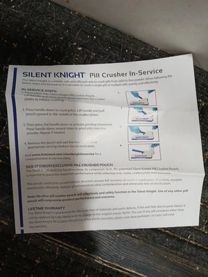 Medline NONSK0500 Silent Knight Pill Crusher - NEW - Image 1 of 3