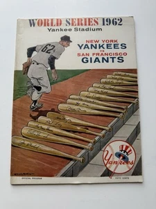 1962 World Series Program San Francisco Giants  At New York Yankees Mantle Mays - Picture 1 of 4
