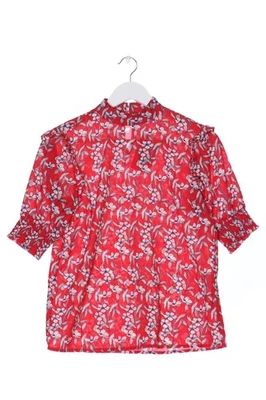 VILA Blusa de manga corta Mujeres Blusa Talla EU 34 rojo-blanco-azul look casual - Imagen 1 de 4