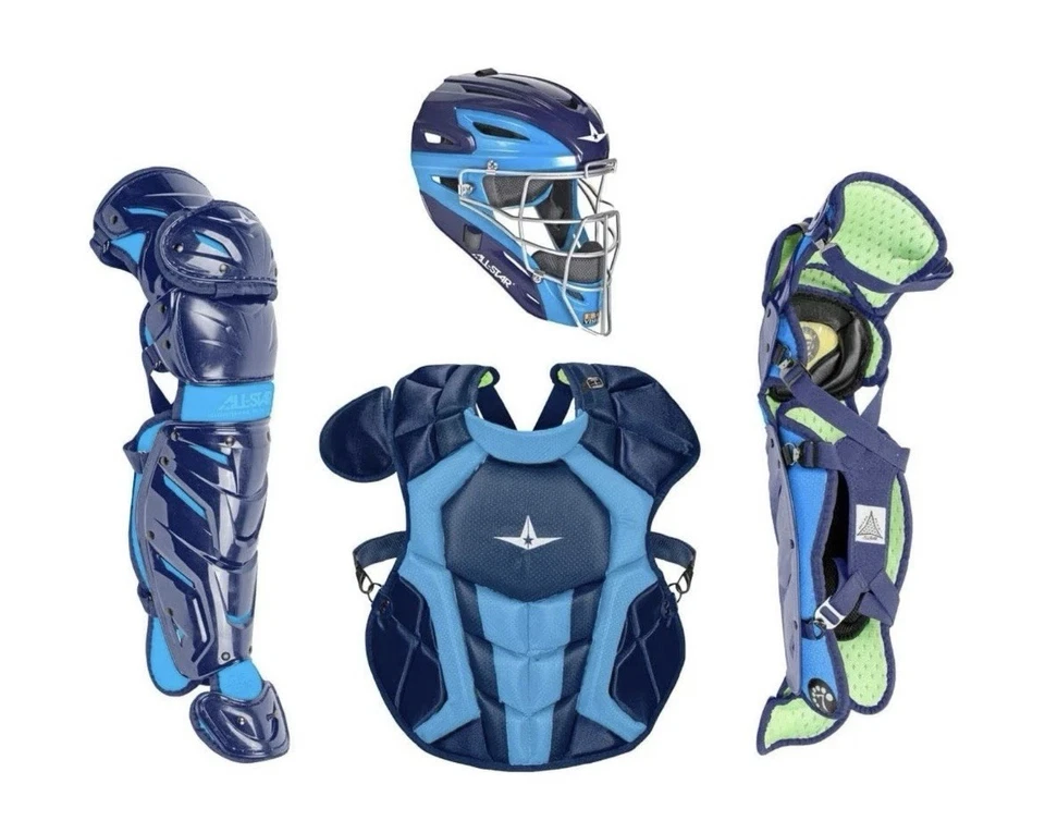 All Star System7 Axis Pro Camo Conjunto de Equipamento de Apanhador de Beisebol - Idades 12-16, Novo - Imagem 1 de 4