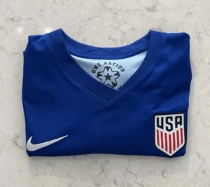 Camiseta de fútbol Nike 2024 USWNT 4 estrellas $95 FJ4327-417 para mujer talla pequeña nueva 2024” - Imagen 1 de 13