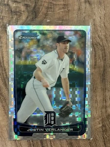 2012 Bowman Chrome XFRACTOR Justin Verlander #218 Tigers Astros 1.00 Versand - Bild 1 von 2