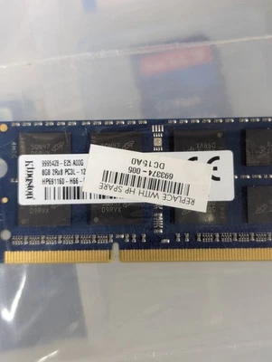 SK hynix 8GB DDR3 1600 2Rx8 PC3L-12800S SO-DIMM Laptop RAM  (Dell/HP/Lenovo/etc) - Image 1 of 2