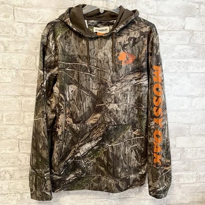 Men’s Magellan Classic Fit Realtree Max Camo Hooded Pullover  SMALL - Image 1 of 4