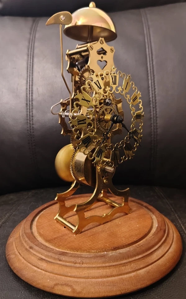 Kieninger 1982 скелет часы, с проходящий удар, и маятник. - Изображение 1 из 1