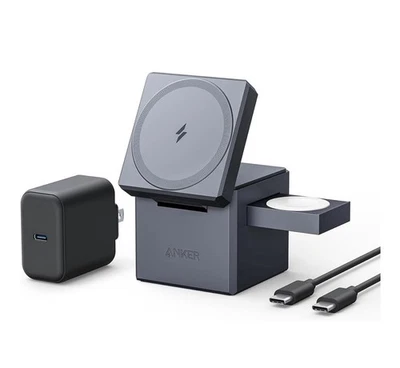 Anker MagGo Wireless Charging Stand3-in-1 Magnetic Base - Image 1 of 4