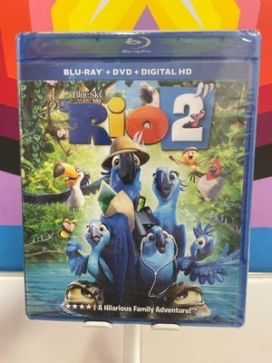Rio 2 (Blu-ray + DVD, 2014, 2-Disc Set, Includes Digital Copy) New - Image 1 of 2