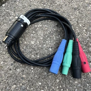 Marinco Connector 50A 480v FEMALE Twist Lock To  Male Female Camlock Breakout - Picture 1 of 13