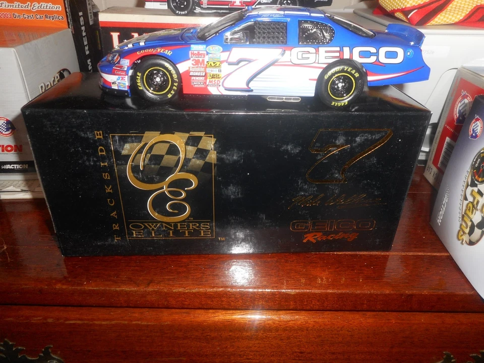 MIKE WALLACE #7 GEICO RACING DUEÑOS ELITE2007 MONTE CARLO ACCIÓN 1/24 CWCXXRARO! Foto 1 de 4