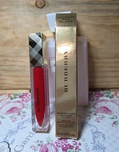 Burberry Kisses Wet Shine Moisturising Gloss # No. 109 Military Red 6ml/0.2oz - Picture 1 of 5